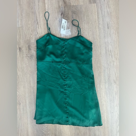 Urban Outfitters Satin Slip On Dress - Picture 2 of 4